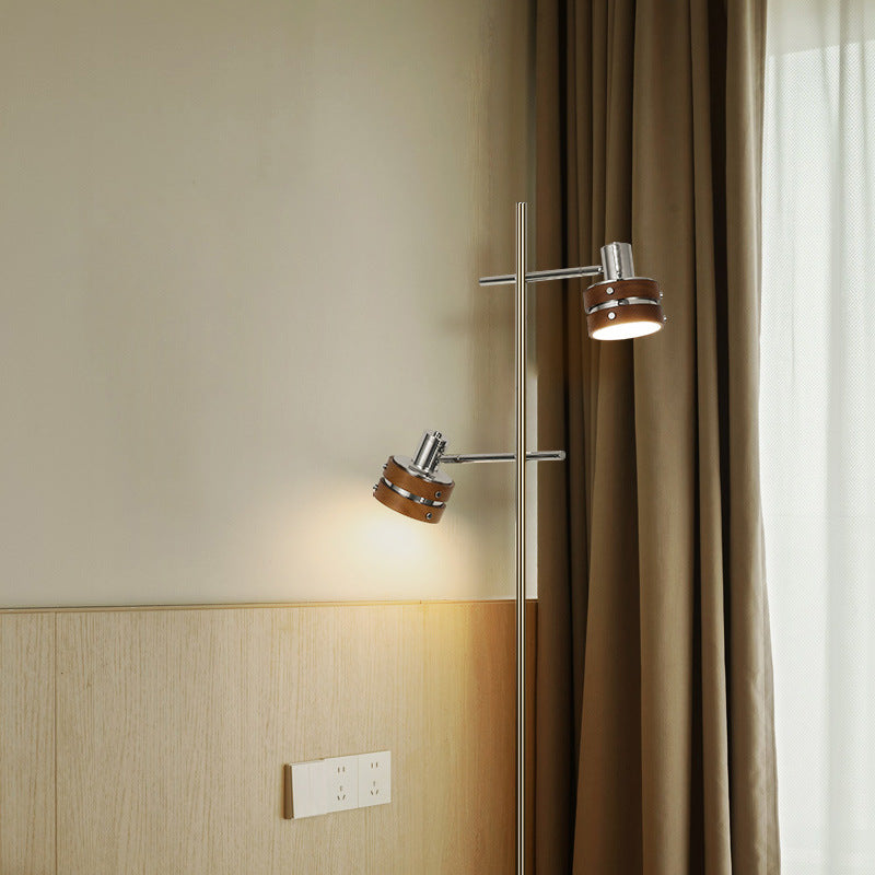Japanese wabi-sabi style floor lamp for living room sofa, vi
