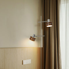 Japanese wabi-sabi style floor lamp for living room sofa, vi