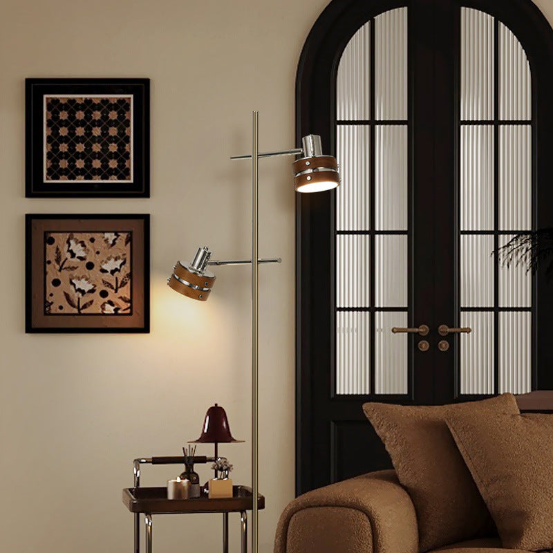 Japanese wabi-sabi style floor lamp for living room sofa, vi
