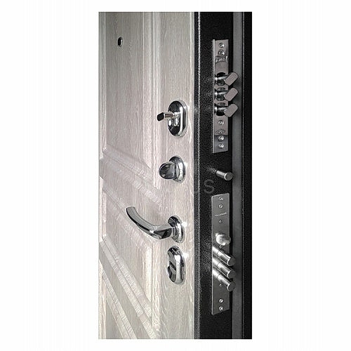 Стальная входная дверь Аргус ДА-64 Скиф Грей Филадельфия