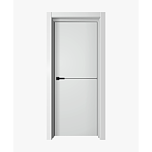 Дверь межкомнатная ЛАЙНИКА-1, Экошпон Белый (глухая)