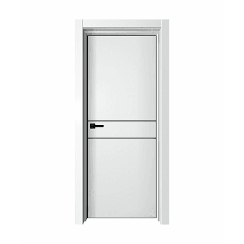 Дверь межкомнатная ЛАЙНИКА-2, Экошпон Белый (глухая)