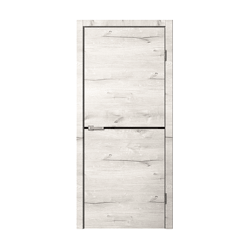 Дверь межкомнатная LOFT-2, Экошпон Дуб Арктик (глухая)