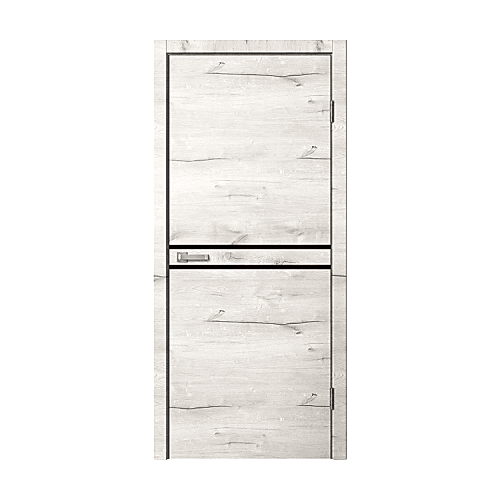 Дверь межкомнатная LOFT-3, Экошпон Дуб Арктик (глухая)