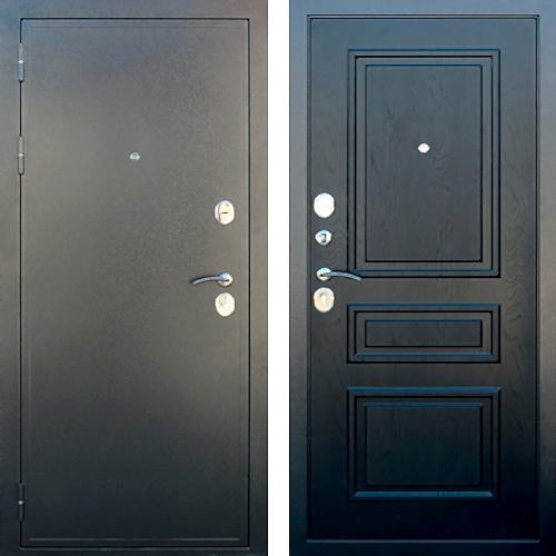 Входная дверь Броня Черный Роялвуд