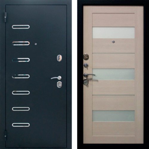 Входная дверь Графит ЭкоДуб