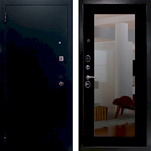 Входная дверь Престиж Зеркало Венге